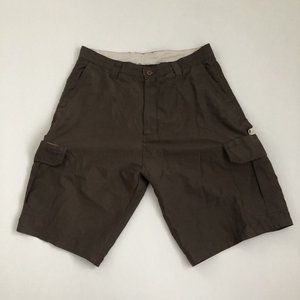 Turnpoint Vintage Cargo Shorts Men's 34 Brown Shorts Size 34x11